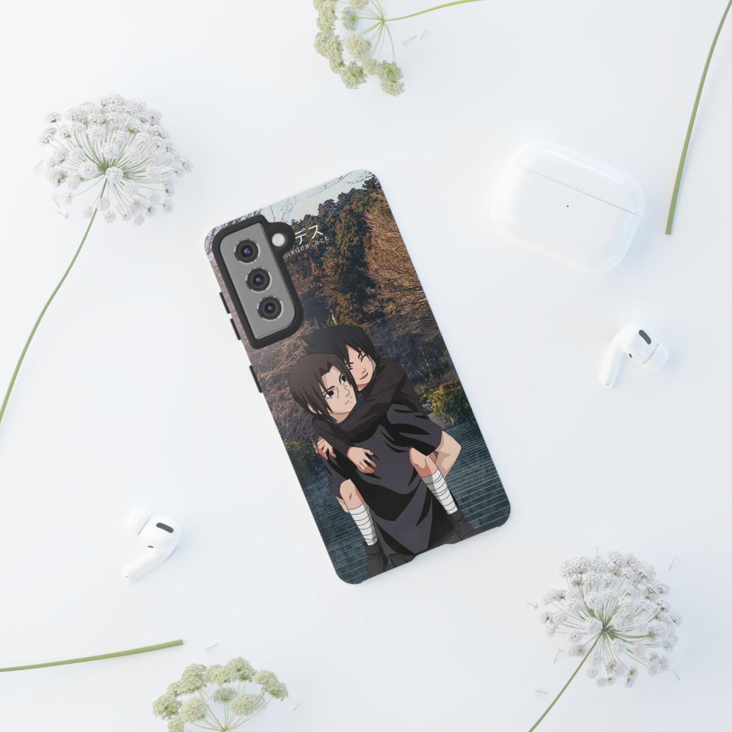 Itachi and Kid Sasuke Phone Case