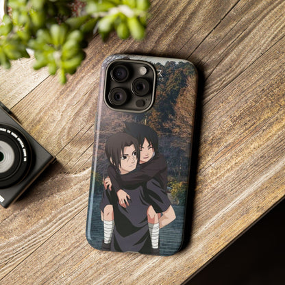 Itachi and Kid Sasuke Phone Case