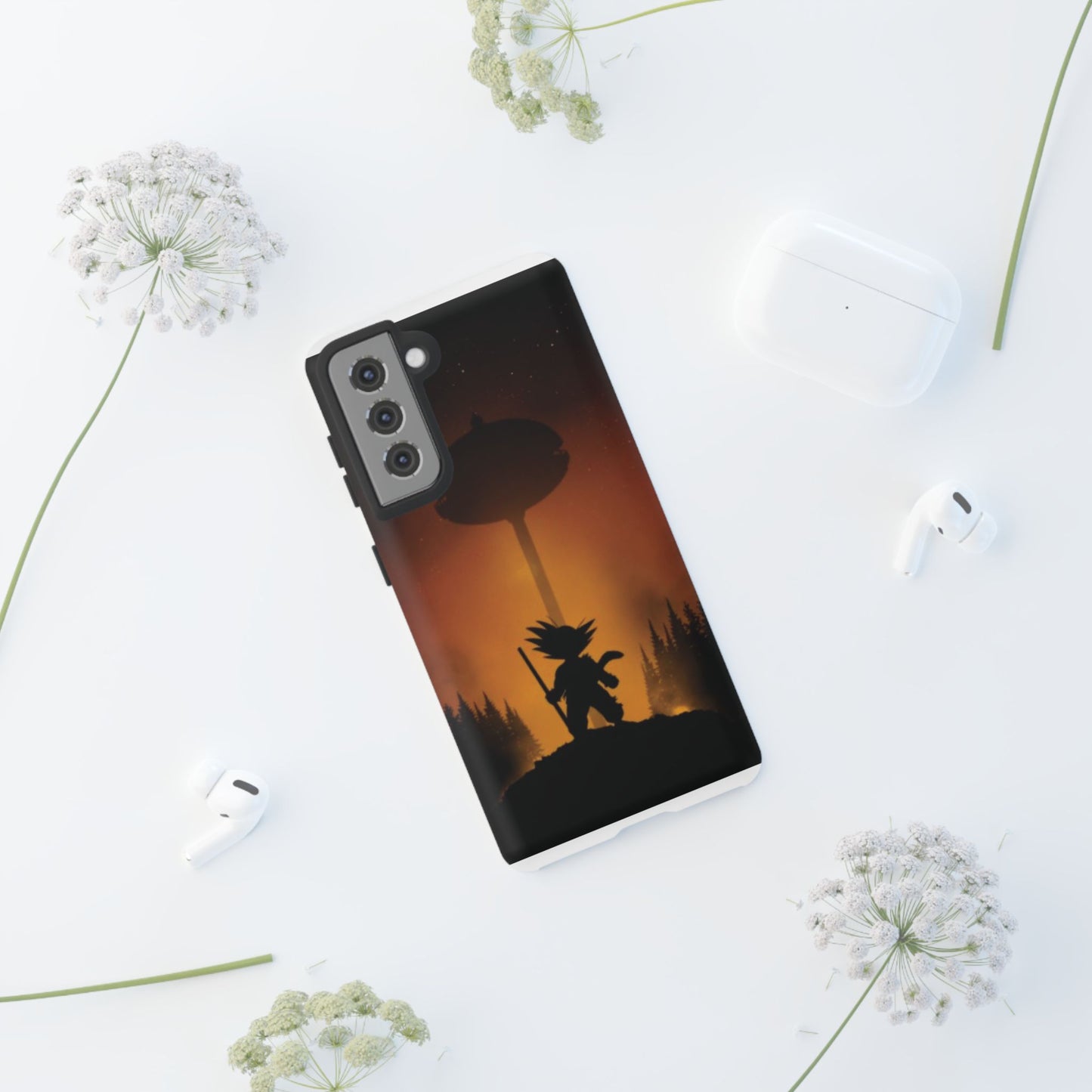 Kid Goku at Korin Tower Phone Case