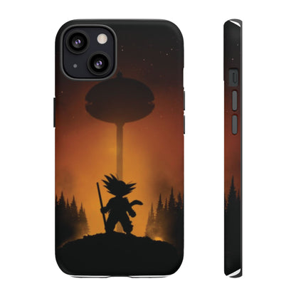 Kid Goku at Korin Tower Phone Case