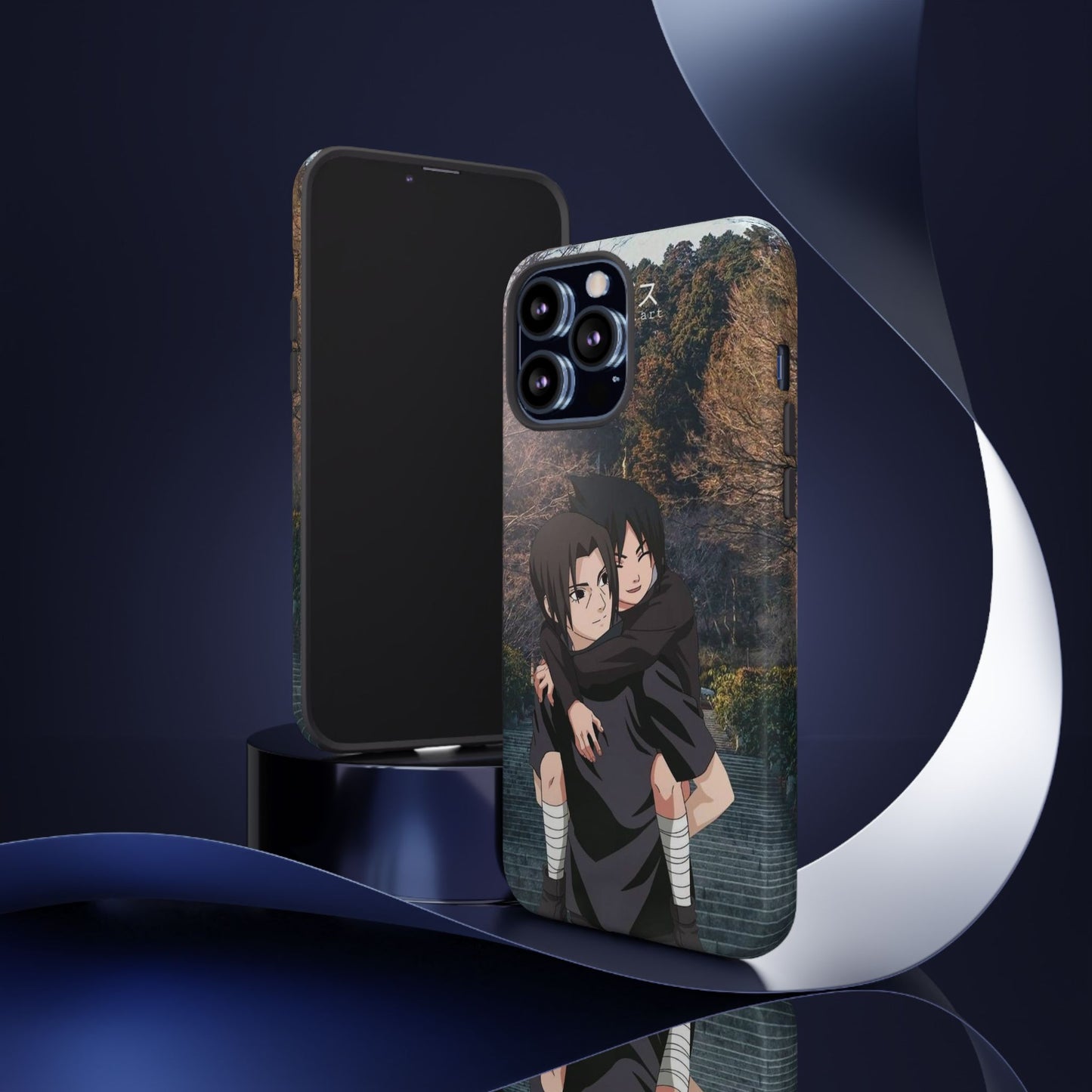 Itachi and Kid Sasuke Phone Case