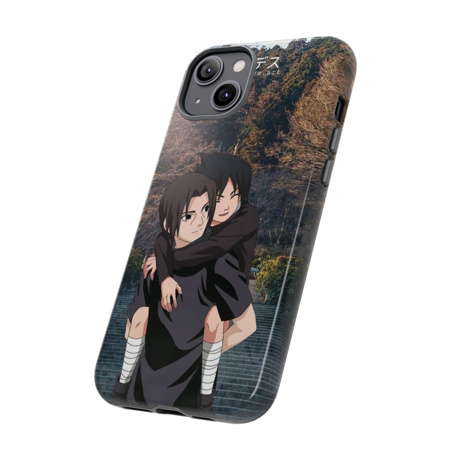 Itachi and Kid Sasuke Phone Case