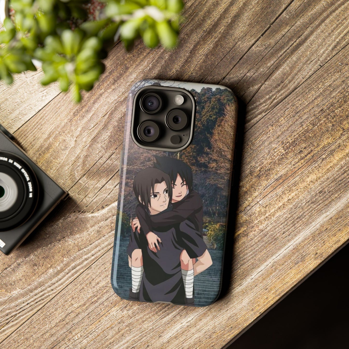 Itachi and Kid Sasuke Phone Case