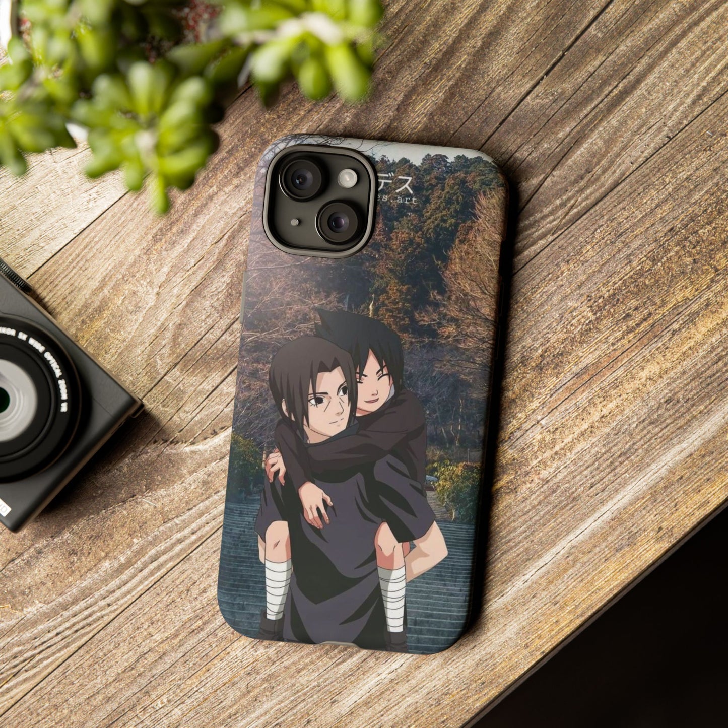 Itachi and Kid Sasuke Phone Case