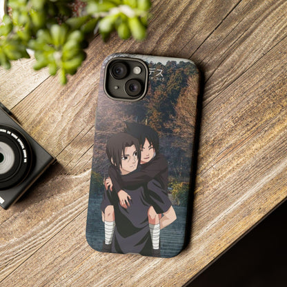 Itachi and Kid Sasuke Phone Case