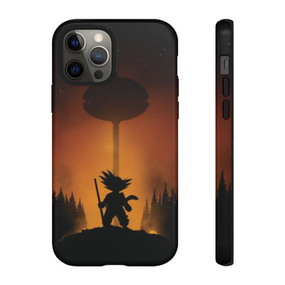 Kid Goku at Korin Tower Phone Case