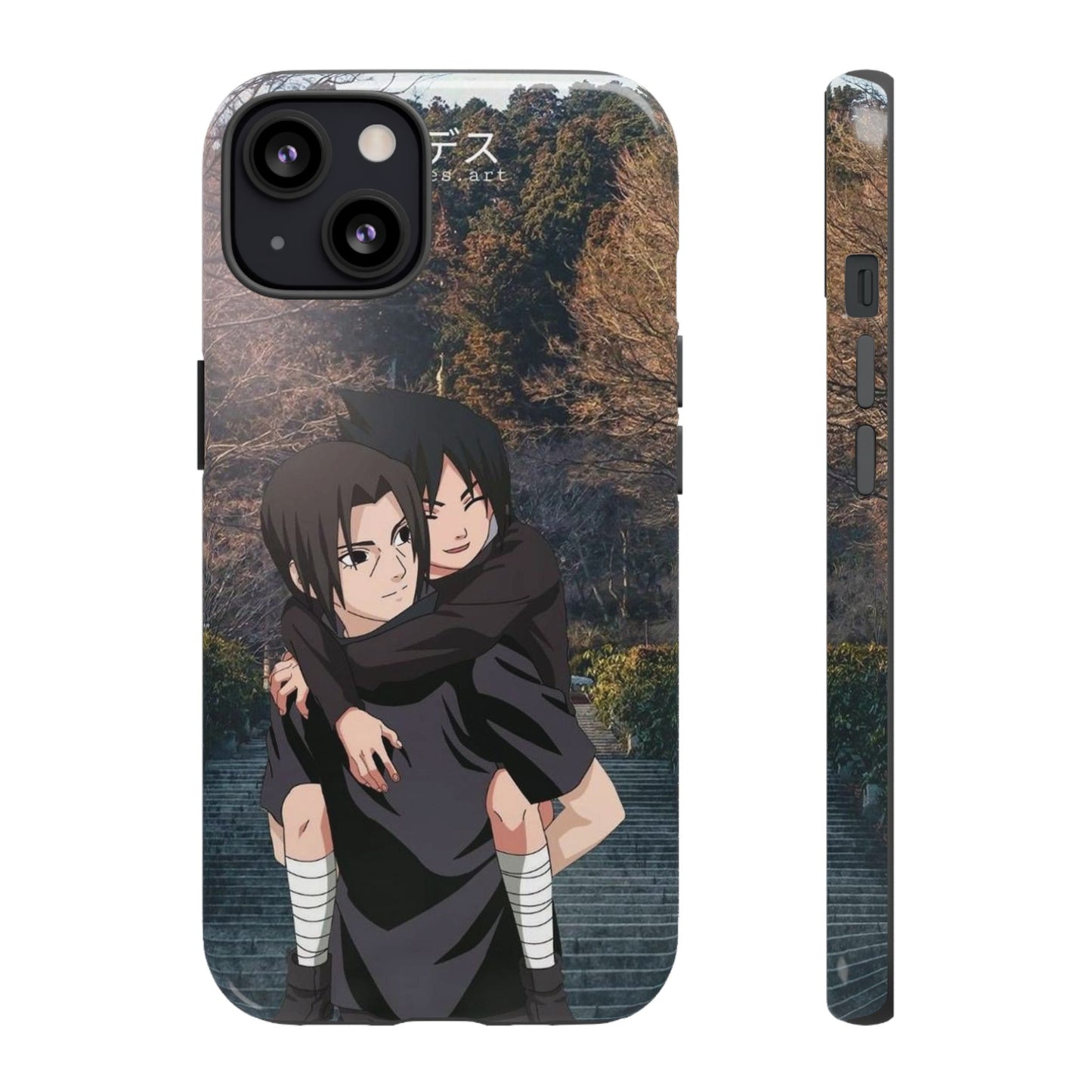 Itachi and Kid Sasuke Phone Case