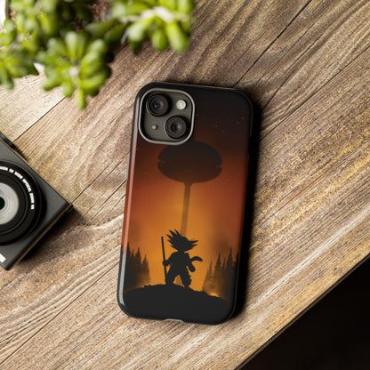 Kid Goku at Korin Tower Phone Case