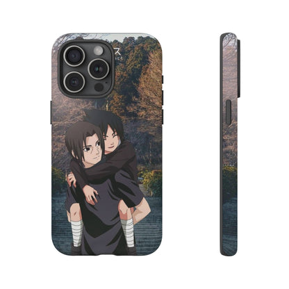 Itachi and Kid Sasuke Phone Case