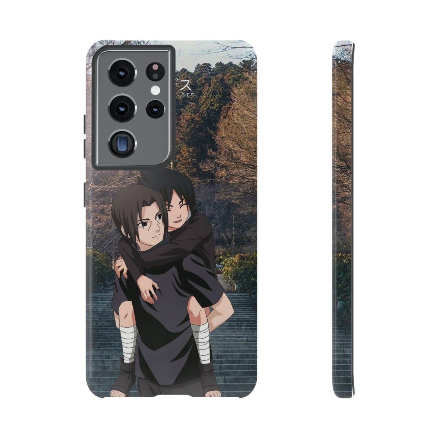 Itachi and Kid Sasuke Phone Case