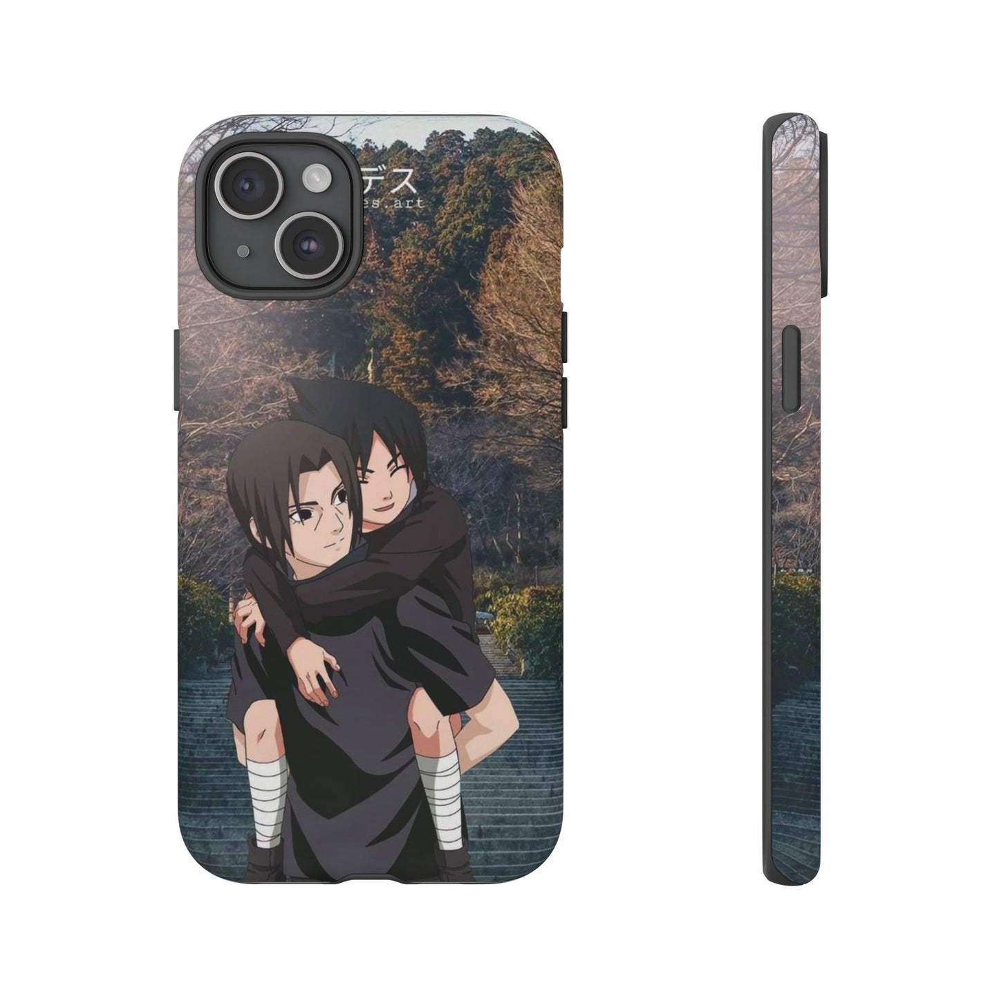 Itachi and Kid Sasuke Phone Case