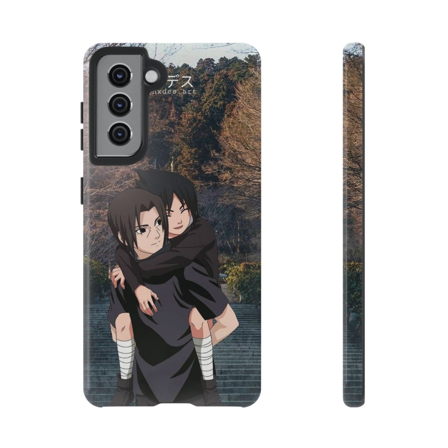 Itachi and Kid Sasuke Phone Case