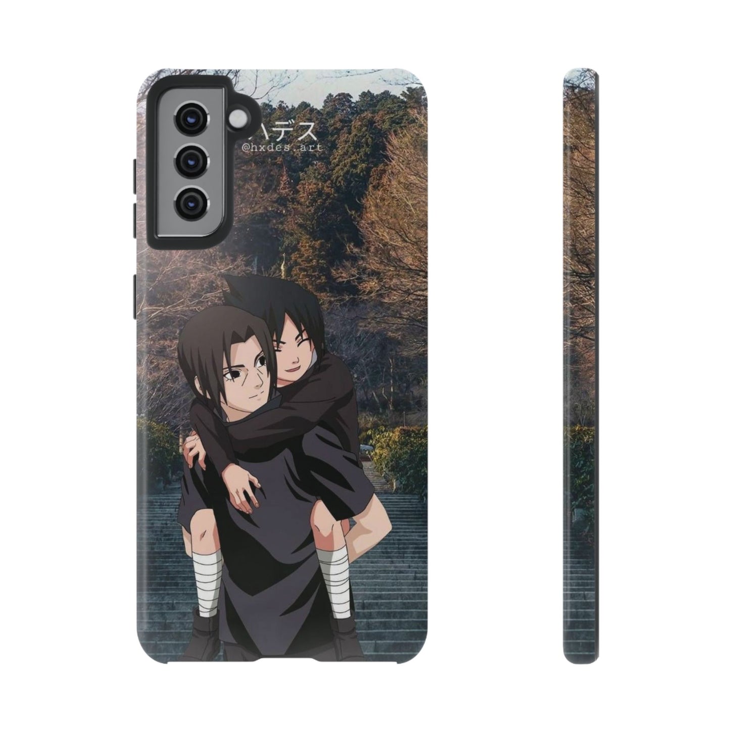 Itachi and Kid Sasuke Phone Case