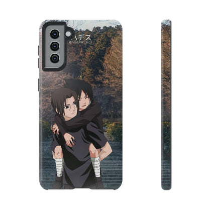 Itachi and Kid Sasuke Phone Case