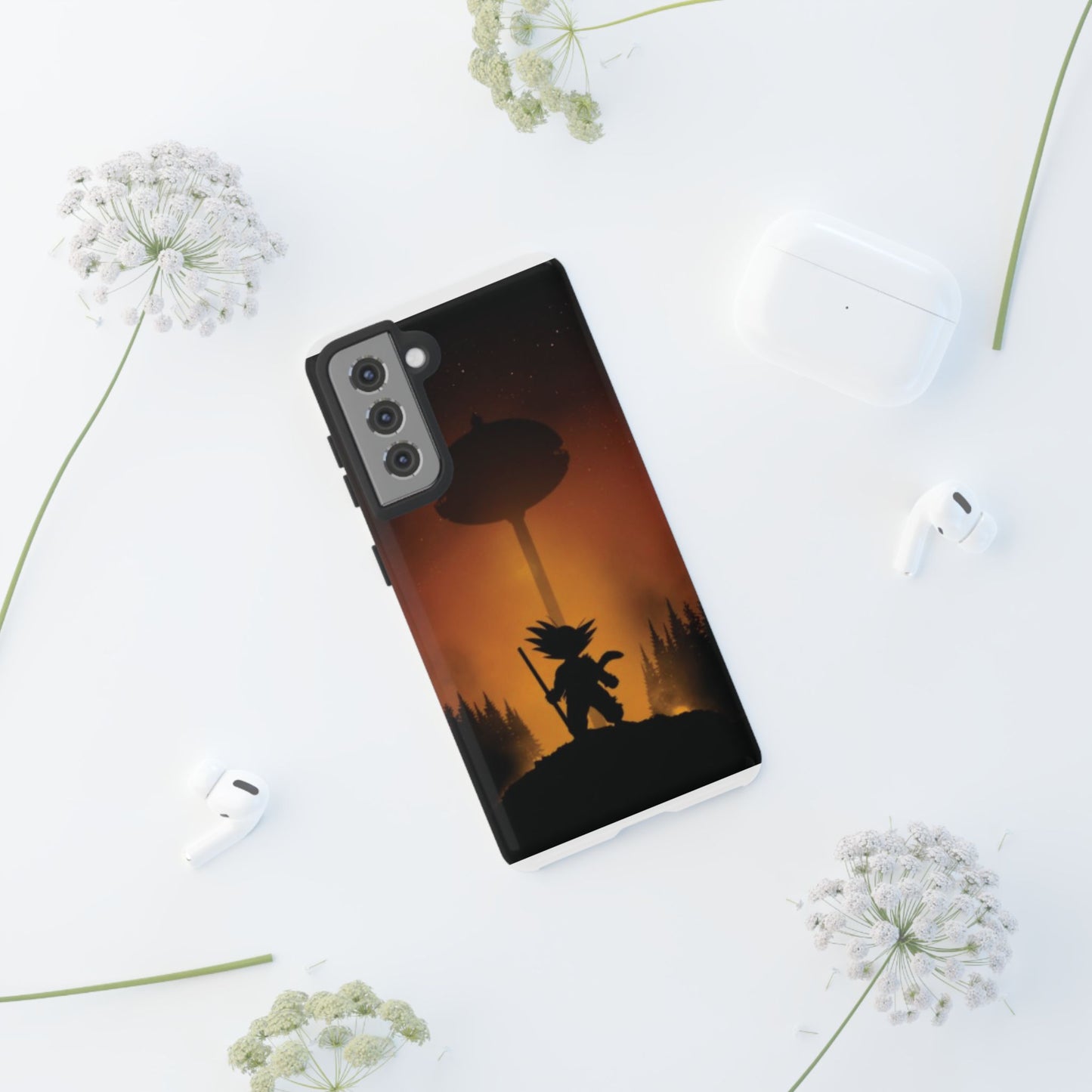 Kid Goku at Korin Tower Phone Case