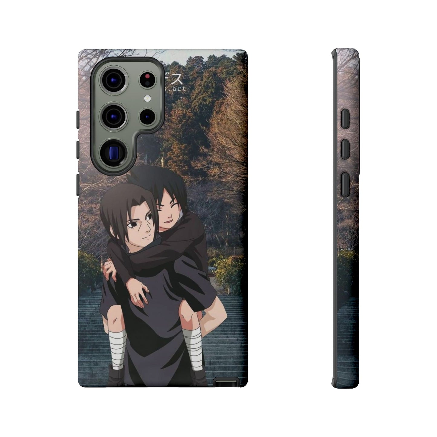 Itachi and Kid Sasuke Phone Case