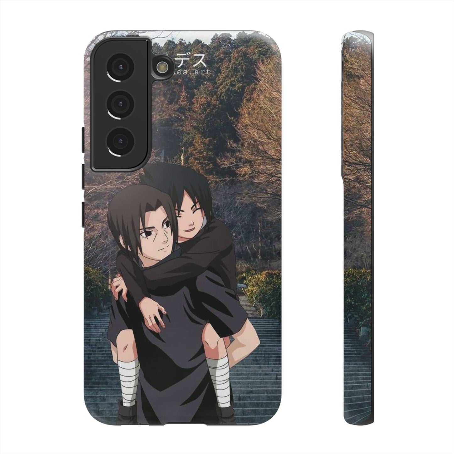 Itachi and Kid Sasuke Phone Case