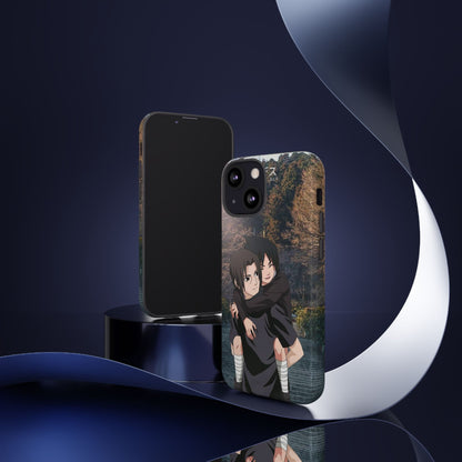 Itachi and Kid Sasuke Phone Case