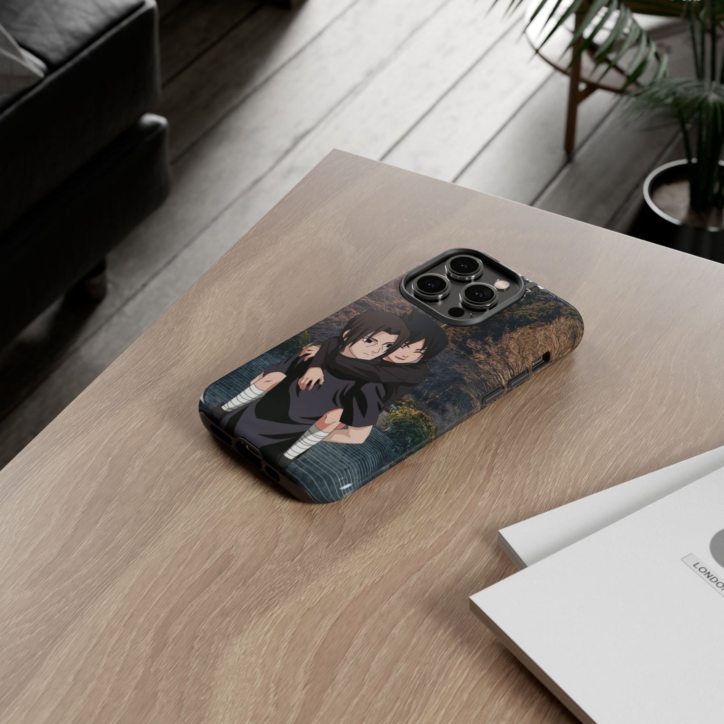 Itachi and Kid Sasuke Phone Case