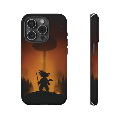 Kid Goku at Korin Tower Phone Case