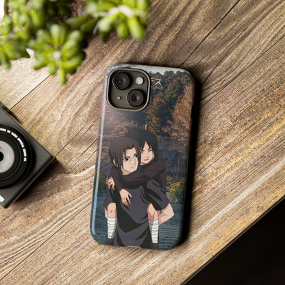 Itachi and Kid Sasuke Phone Case