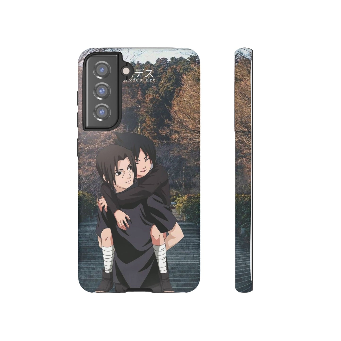 Itachi and Kid Sasuke Phone Case