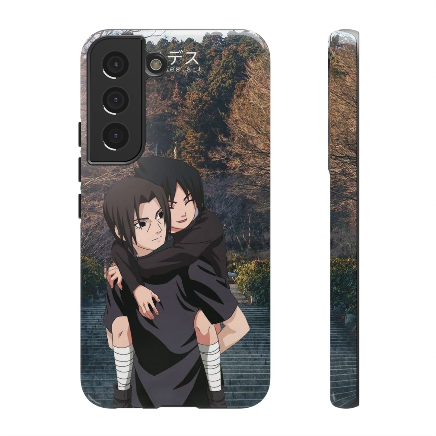 Itachi and Kid Sasuke Phone Case