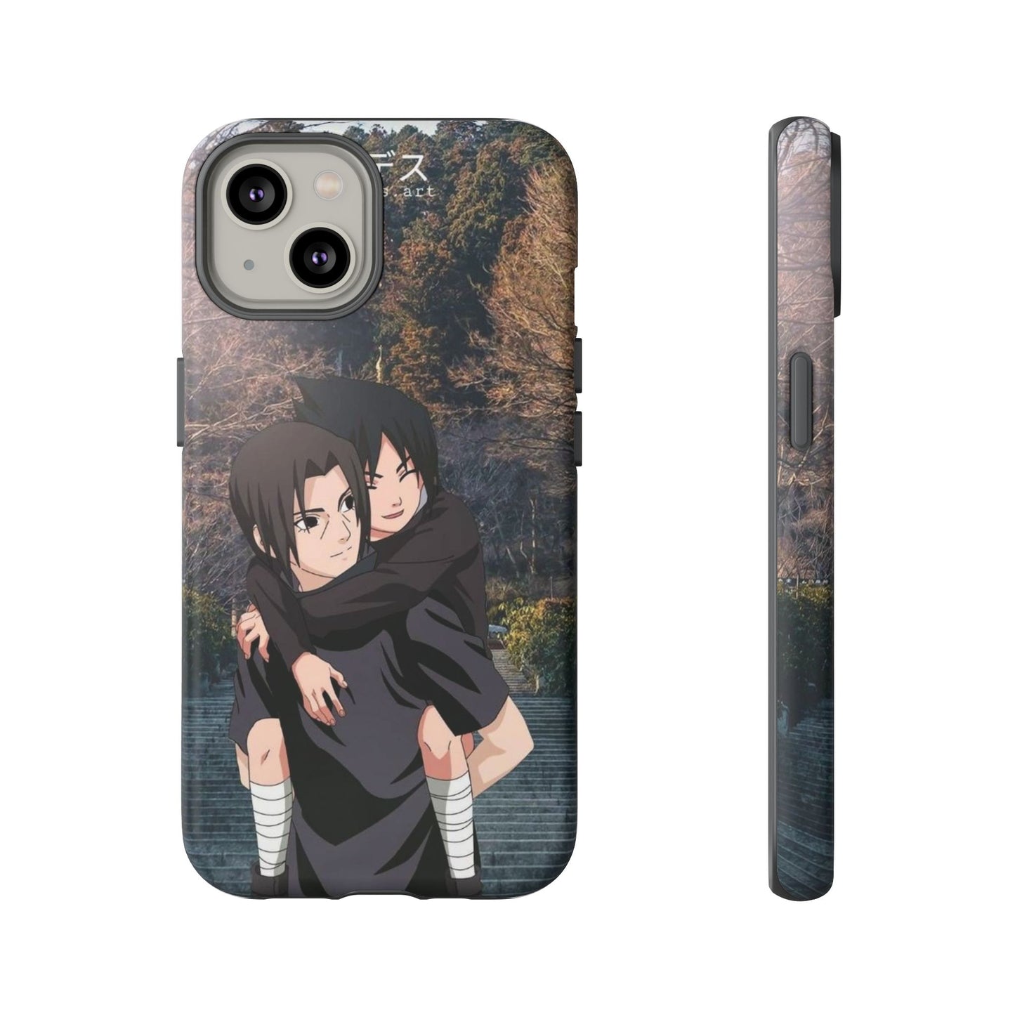 Itachi and Kid Sasuke Phone Case