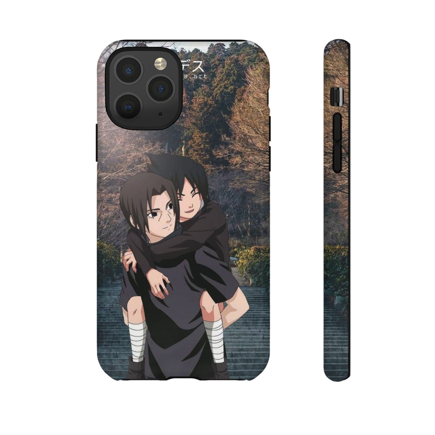 Itachi and Kid Sasuke Phone Case