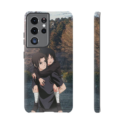 Itachi and Kid Sasuke Phone Case