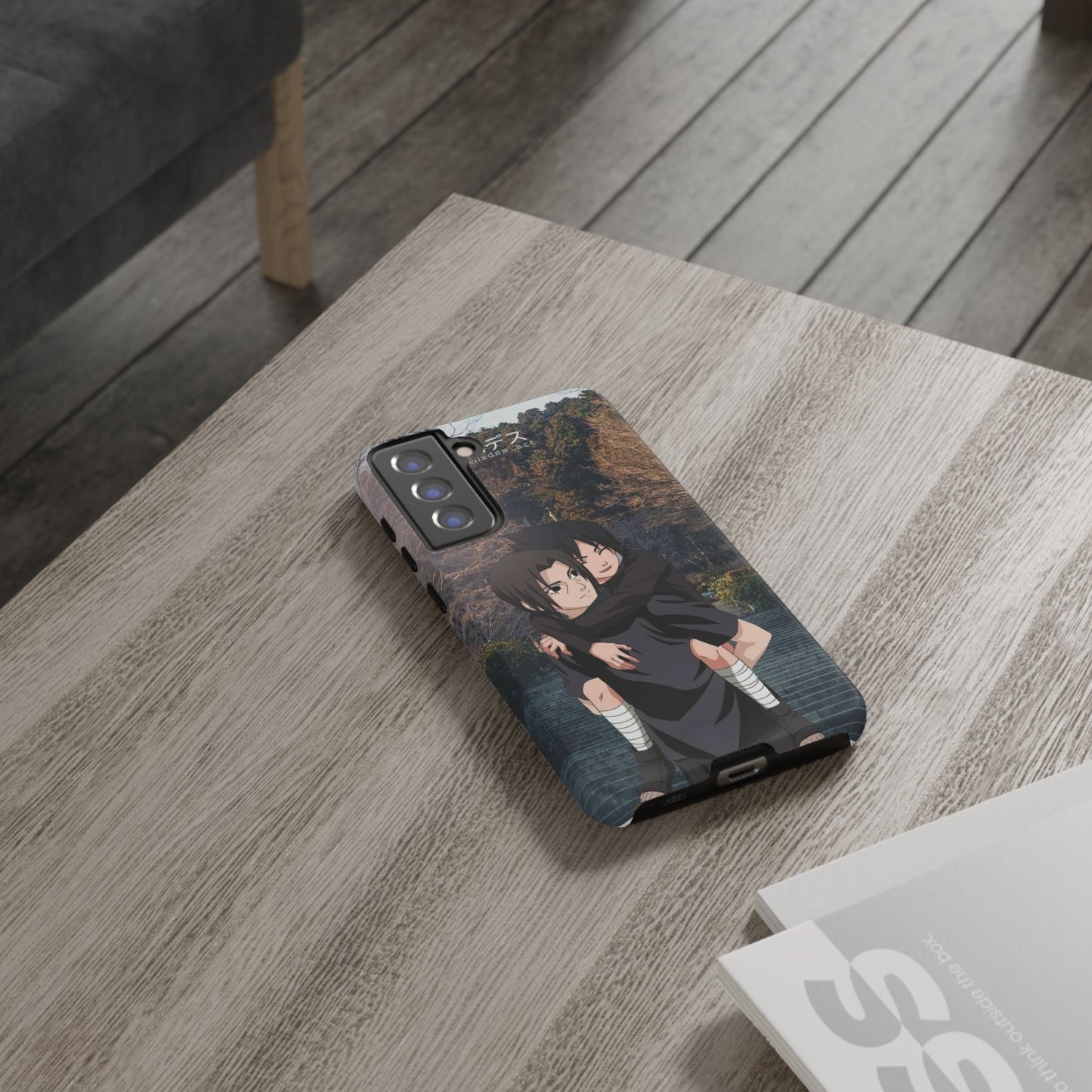 Itachi and Kid Sasuke Phone Case