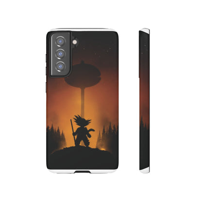 Kid Goku at Korin Tower Phone Case