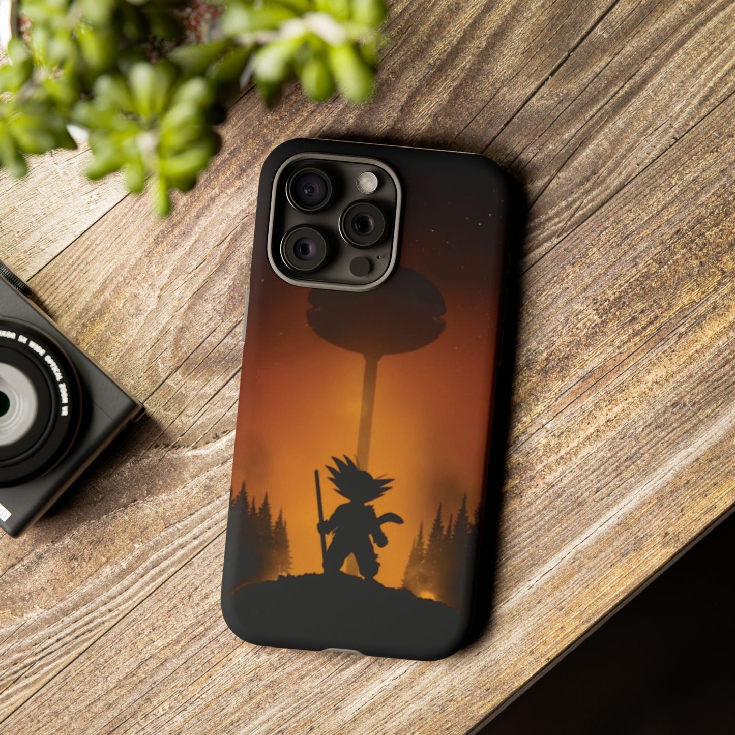 Kid Goku at Korin Tower Phone Case