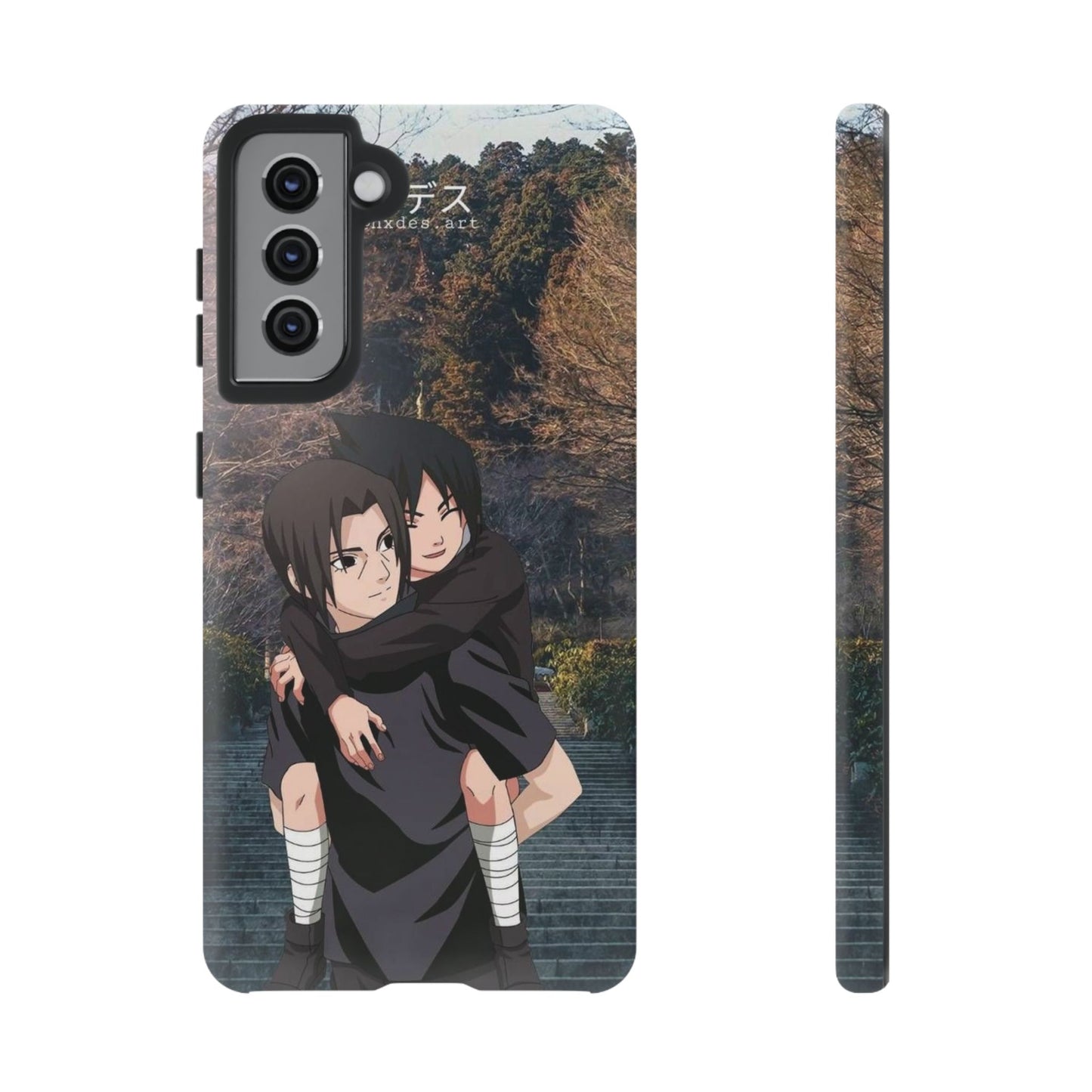 Itachi and Kid Sasuke Phone Case