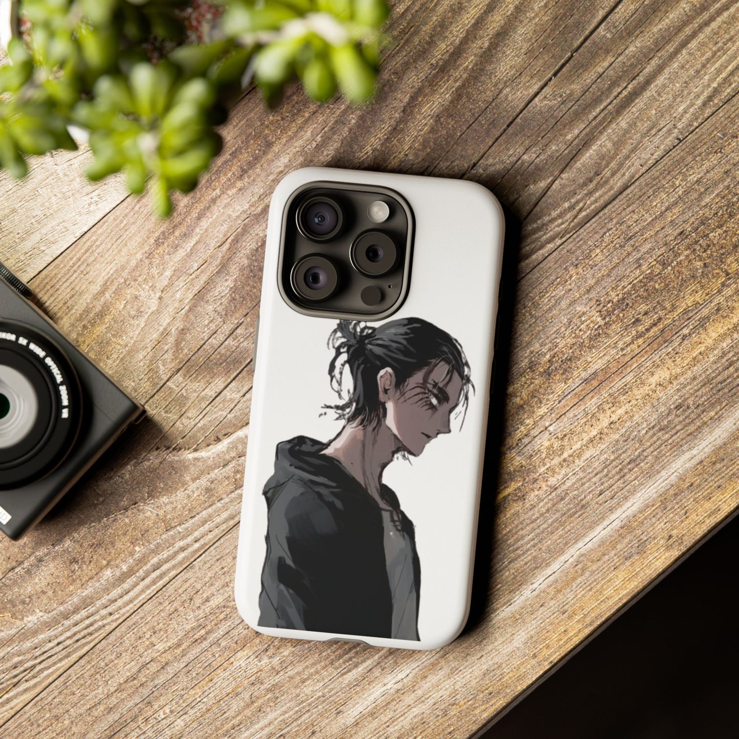 Eren Jaeger at Shiganshina Phone Case