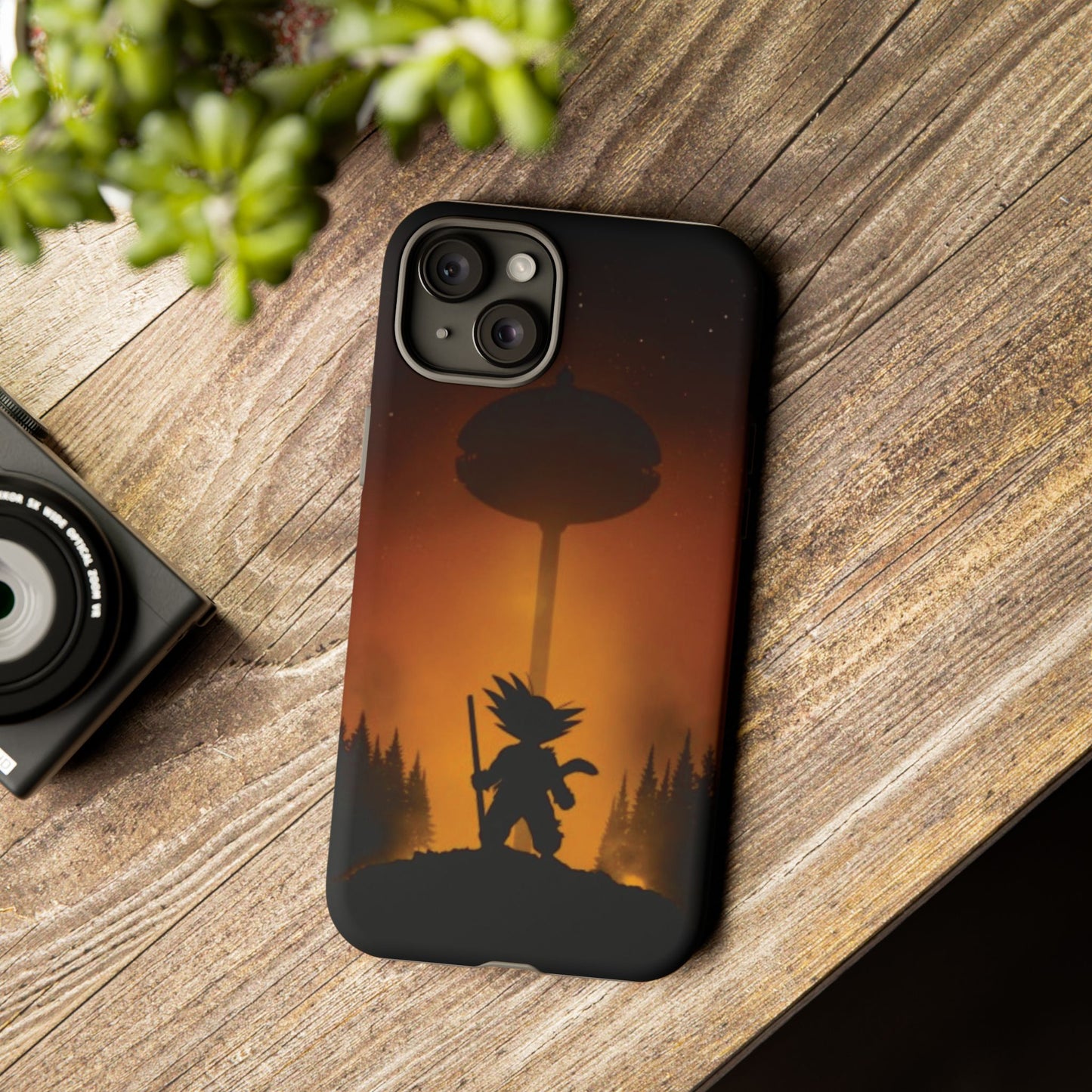 Kid Goku at Korin Tower Phone Case