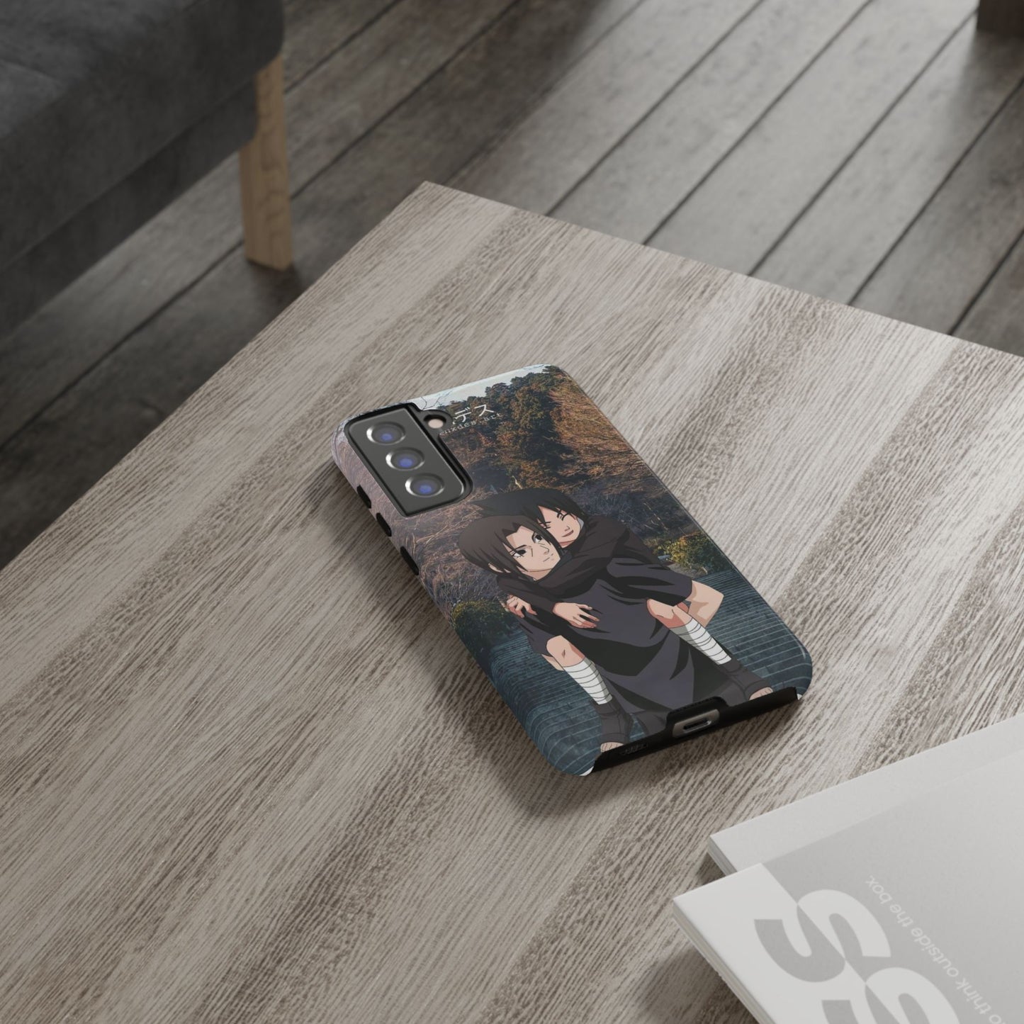 Itachi and Kid Sasuke Phone Case