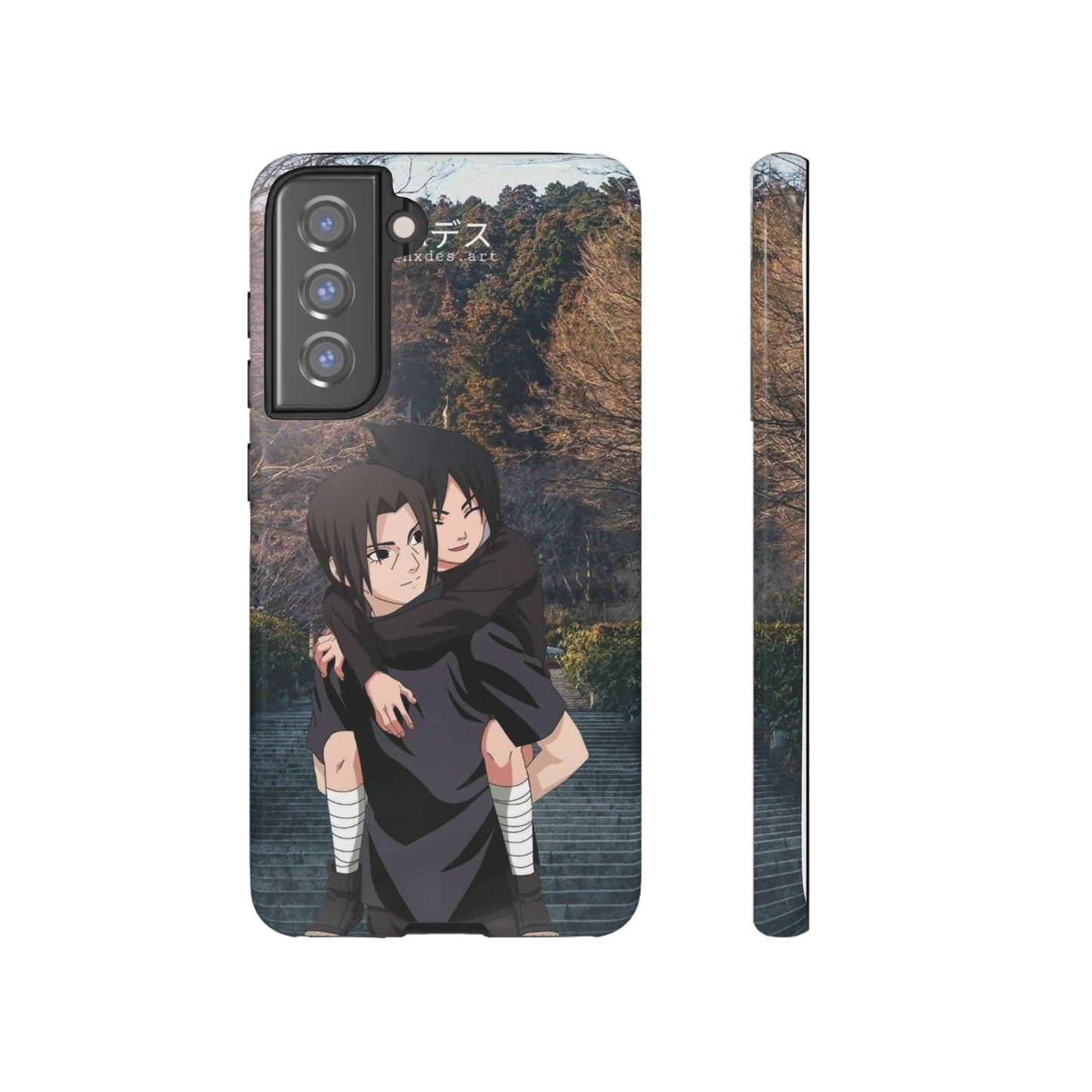 Itachi and Kid Sasuke Phone Case