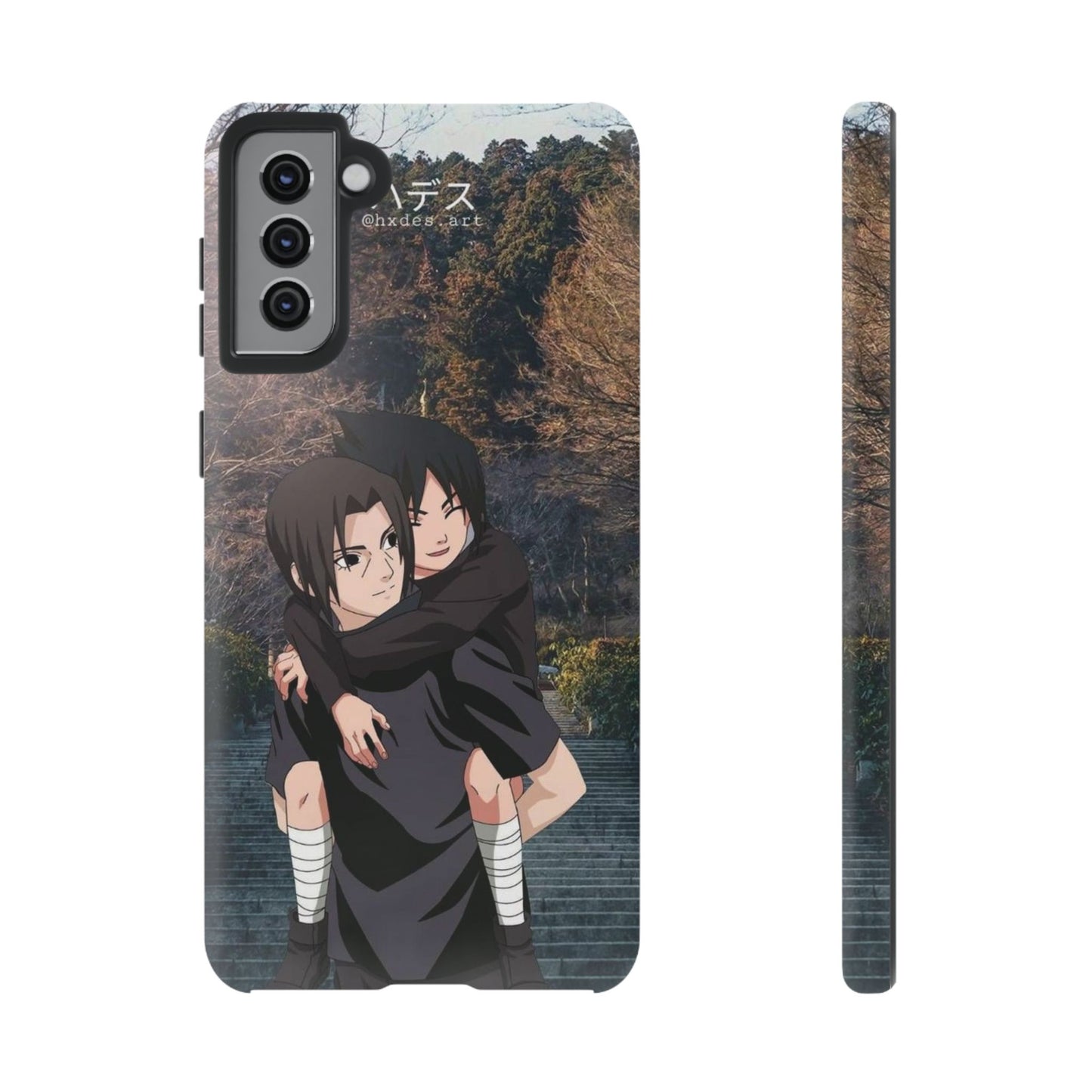 Itachi and Kid Sasuke Phone Case