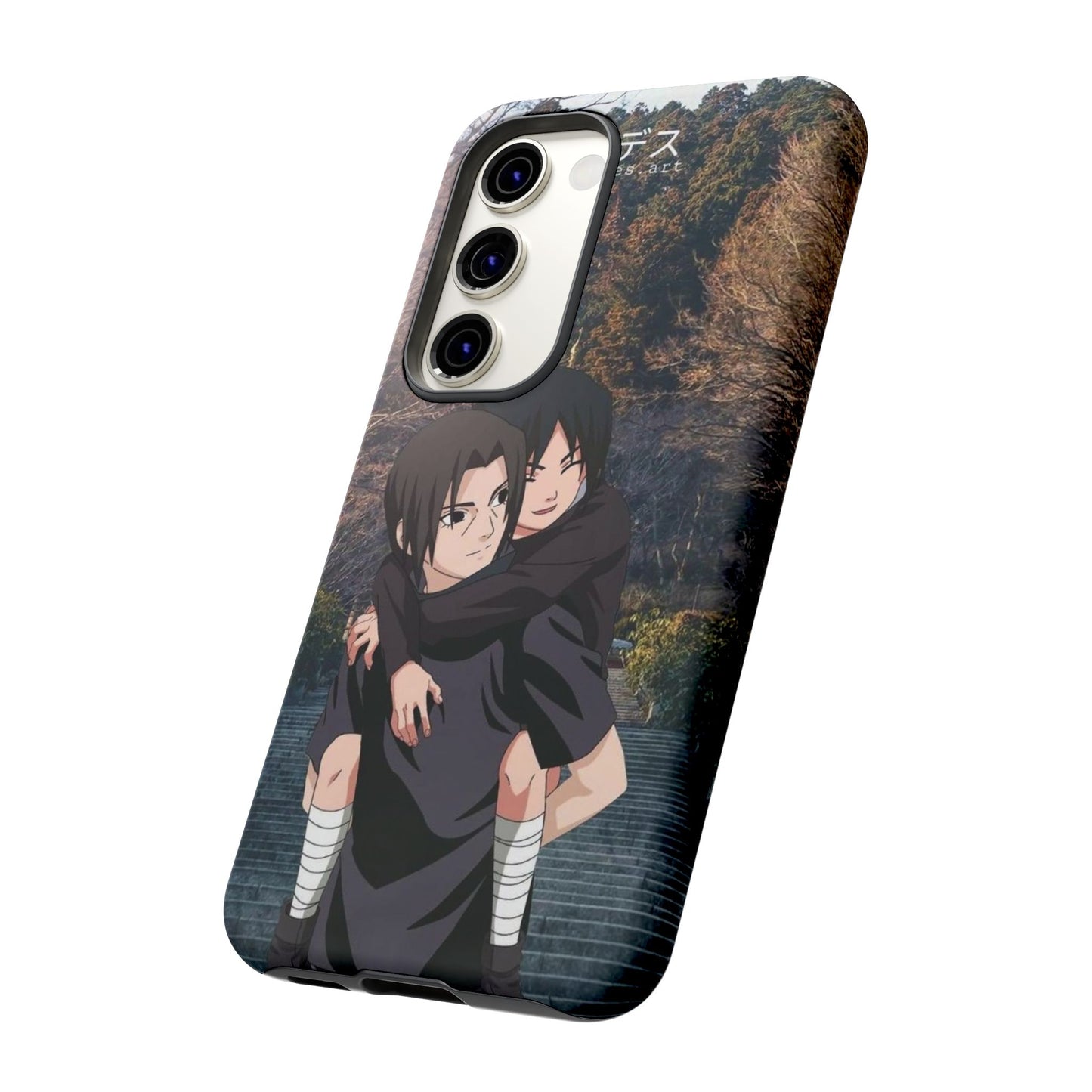 Itachi and Kid Sasuke Phone Case