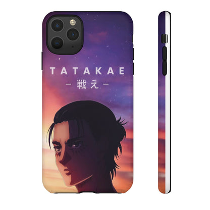 Eren Jaeger Tatakae Phone Case