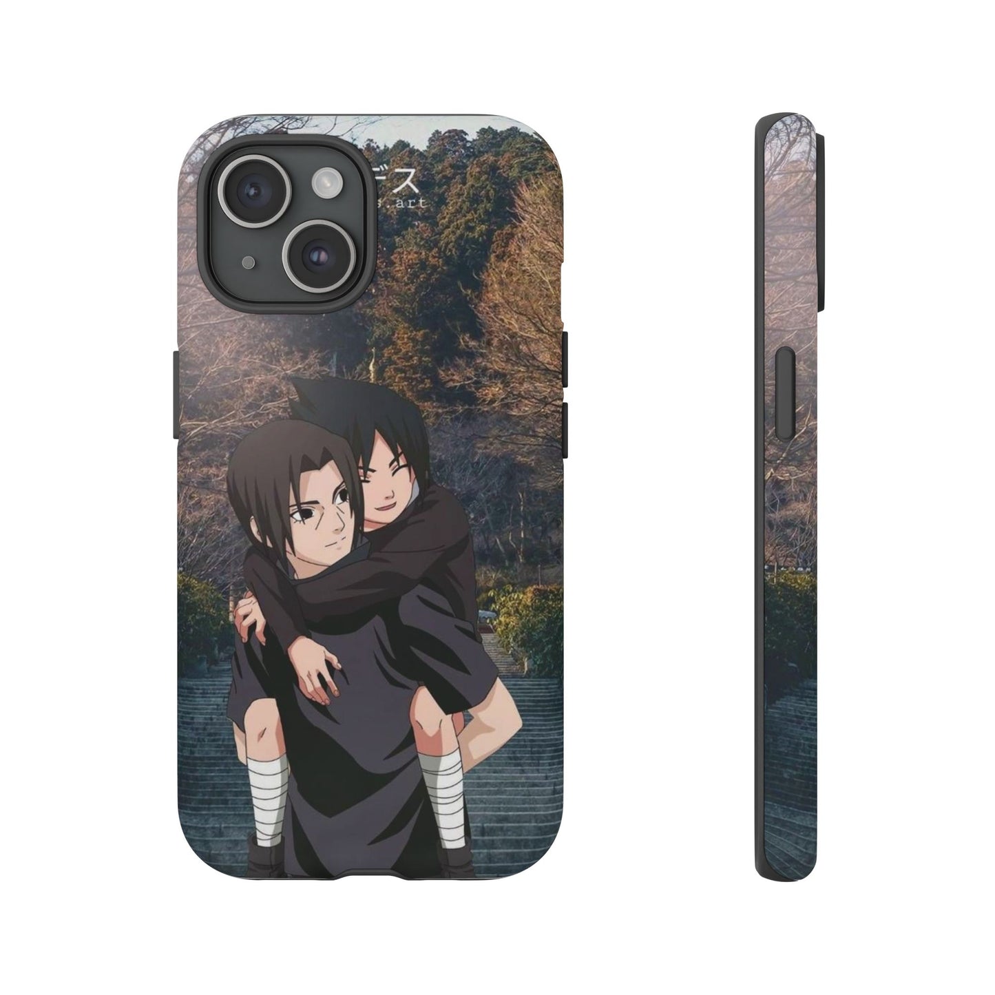 Itachi and Kid Sasuke Phone Case