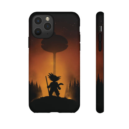 Kid Goku at Korin Tower Phone Case