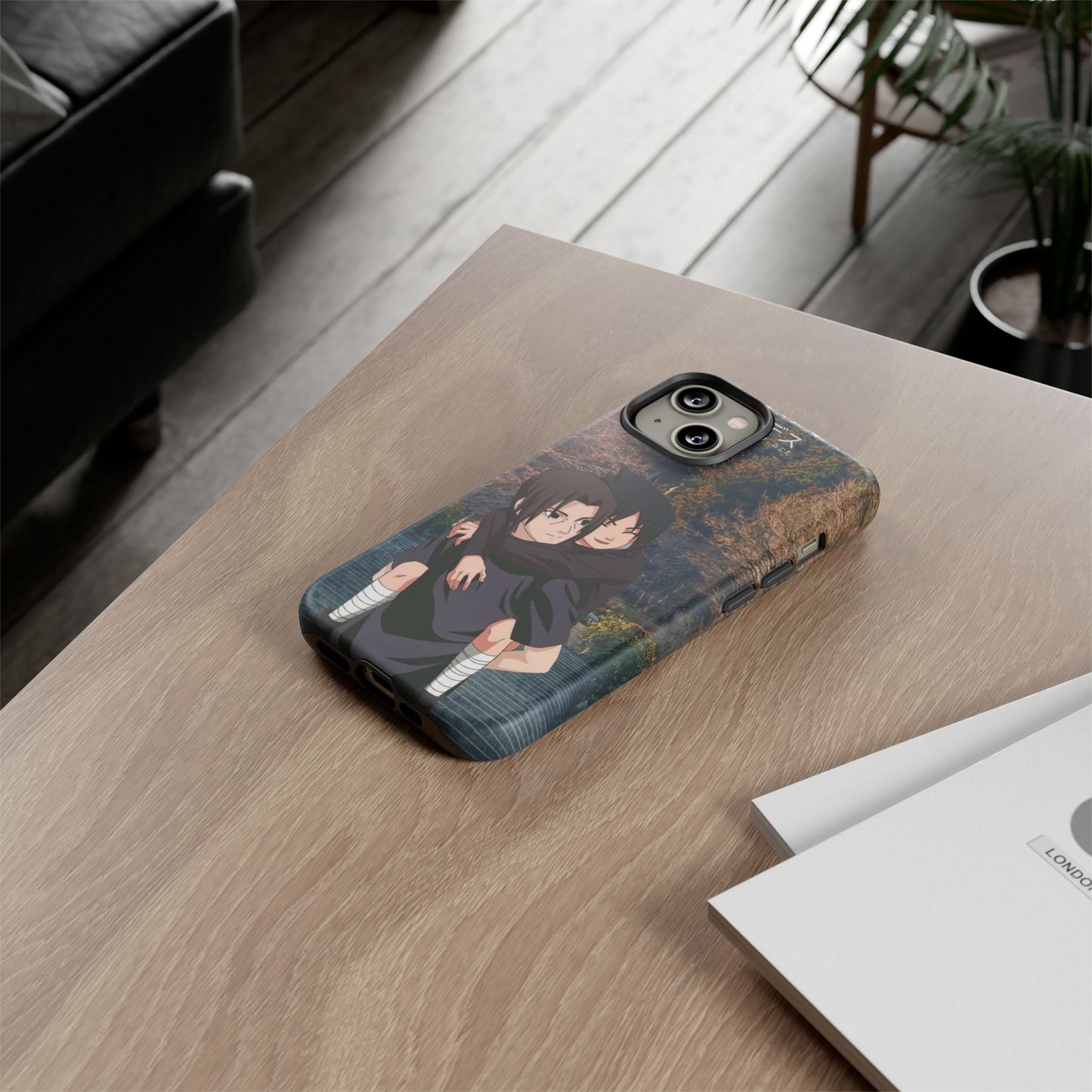 Itachi and Kid Sasuke Phone Case